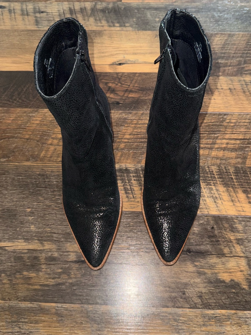 Matisse Black Pointed Toe Ankle Booties
